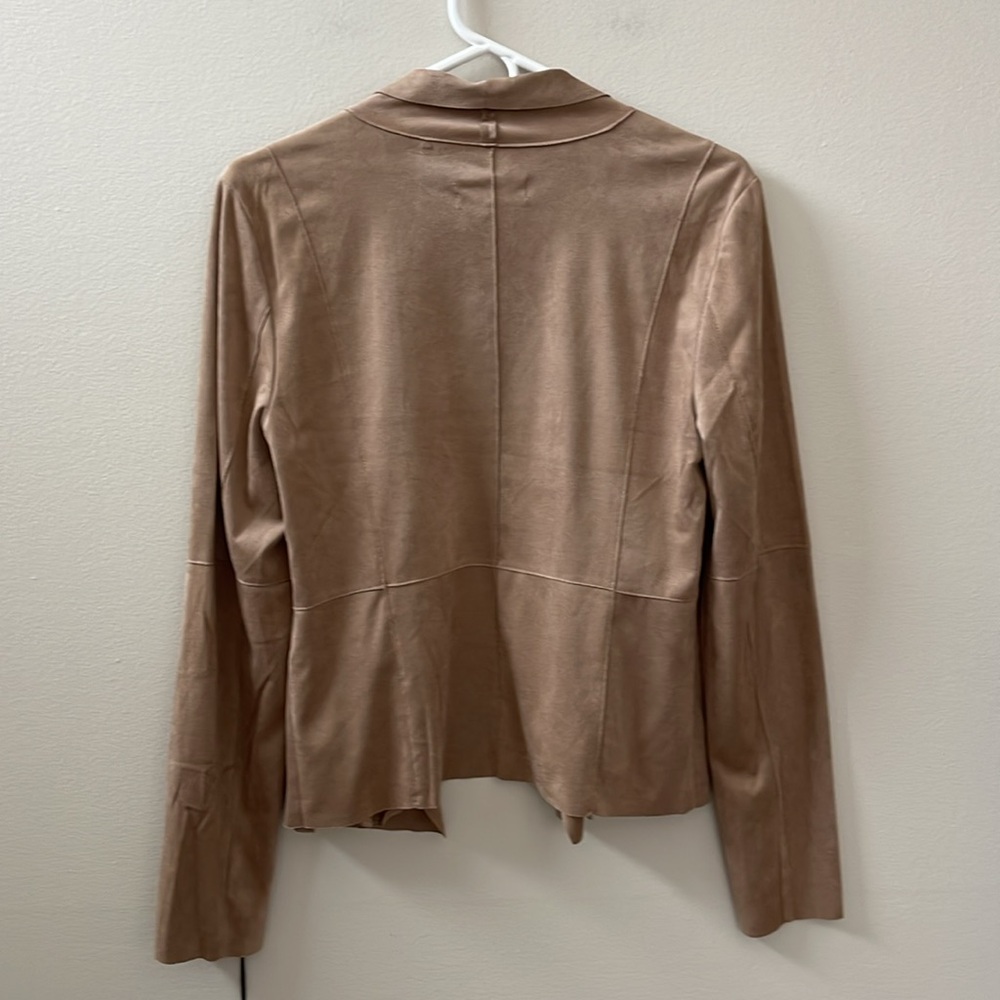 Bagatelle, Women’s Faux-Suede Drape-Front Jacket Sz M - Picture 10 of 14